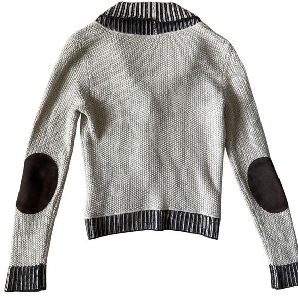 Vintage Weekend MaxMara Banshee Virgin Wool Blend Cardigan Beige Size Small - Picture 6 of 10